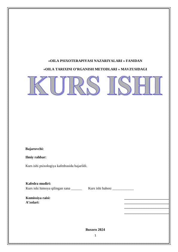 OILA TARIXINI O’RGANISH METODLARI kurs ishi.docx