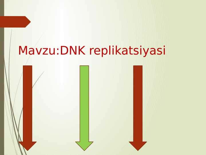 DNK replikatsiyasi