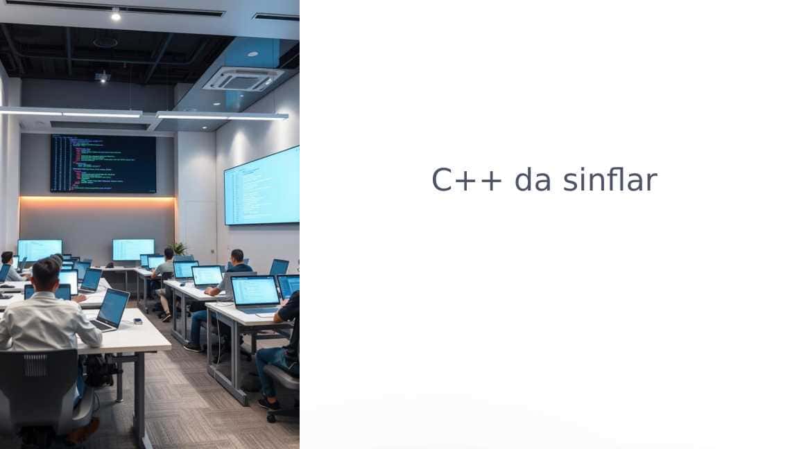 C++ tilida sinf yaratish