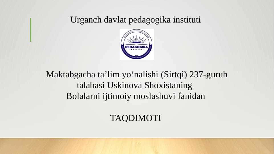 Oilaga ijtimoiy pedagogik yordam shakillari