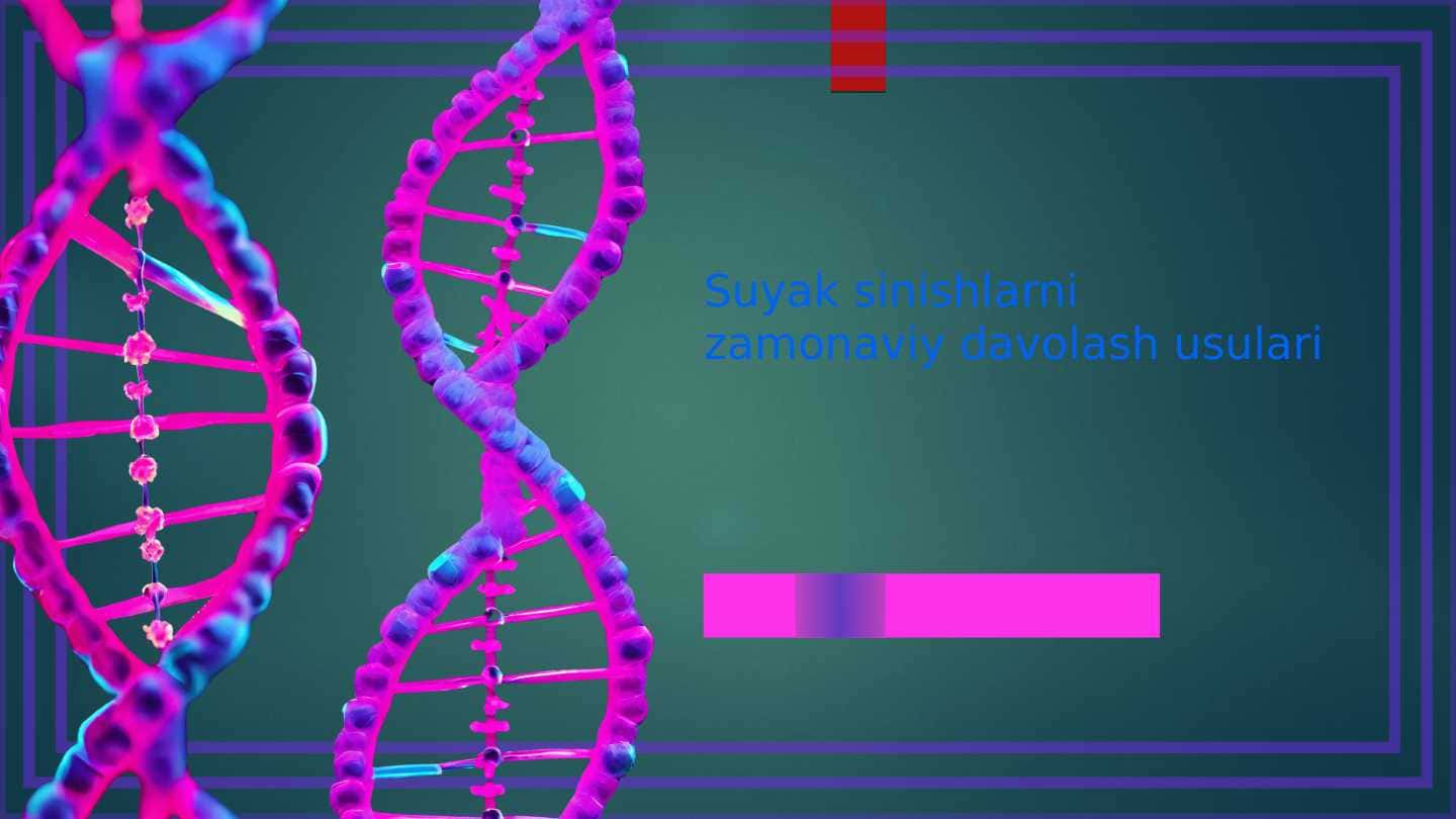 Suyaklarni sinishi zamonaviy davolash ppt.