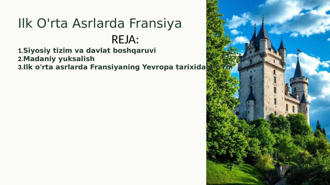 Ilk O'rta Asrlarda Fransiya