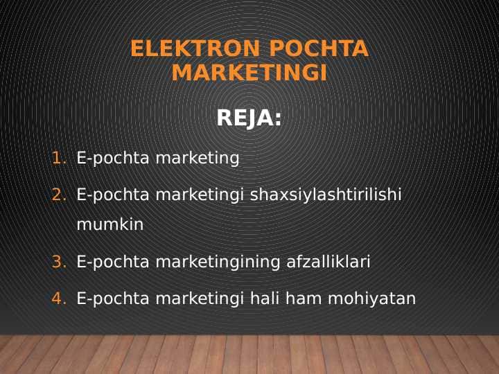 Elektron pochta marketingi