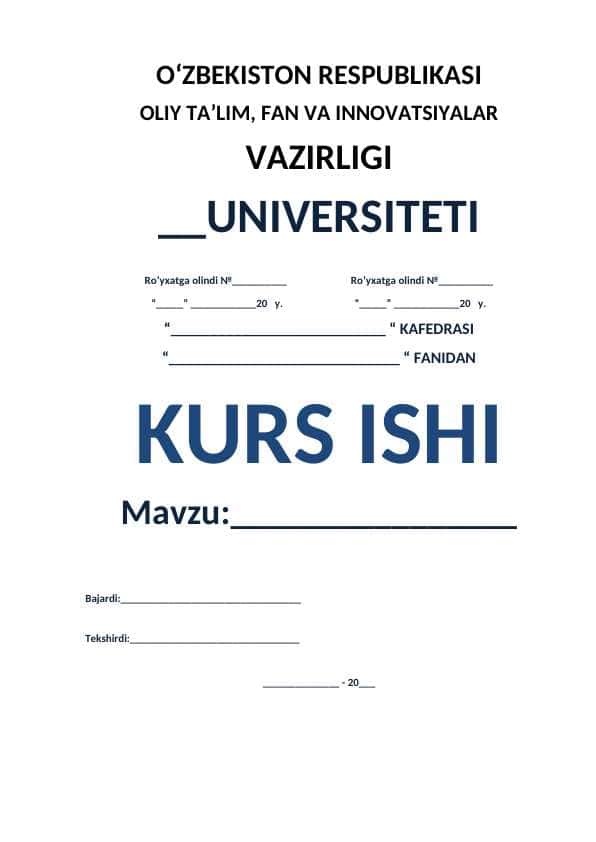 Jamg’arma va unga ta’sir etuvchi omillar.