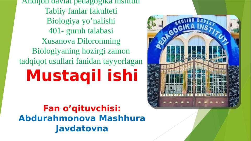 To'qima va organlardan kesma tayyorlash