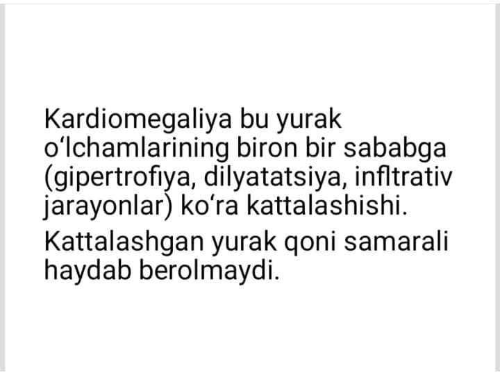 Kardiomegaliya