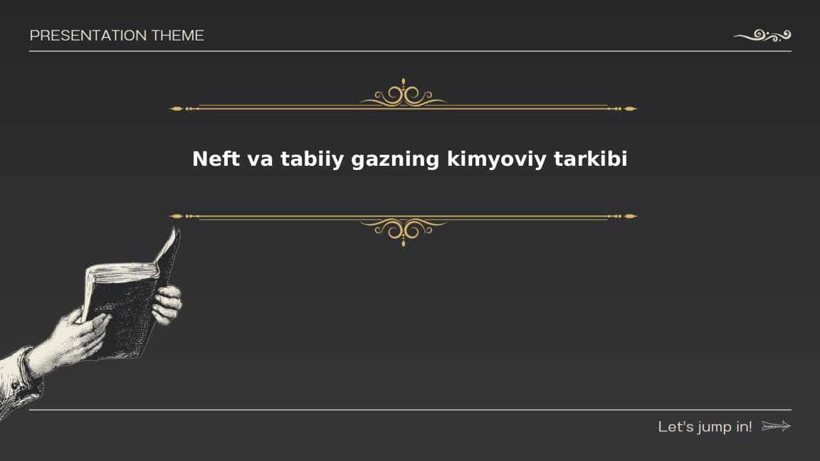 Neft va tabiiy gazning kimyoviy tarkibi