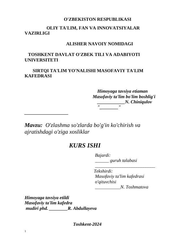 Kurs ishi