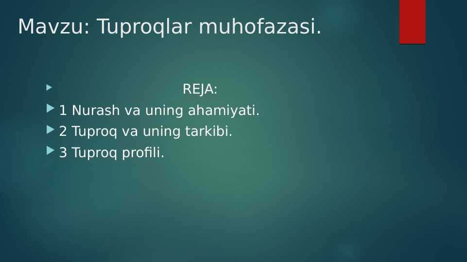 Tuproqlar muhofazasi