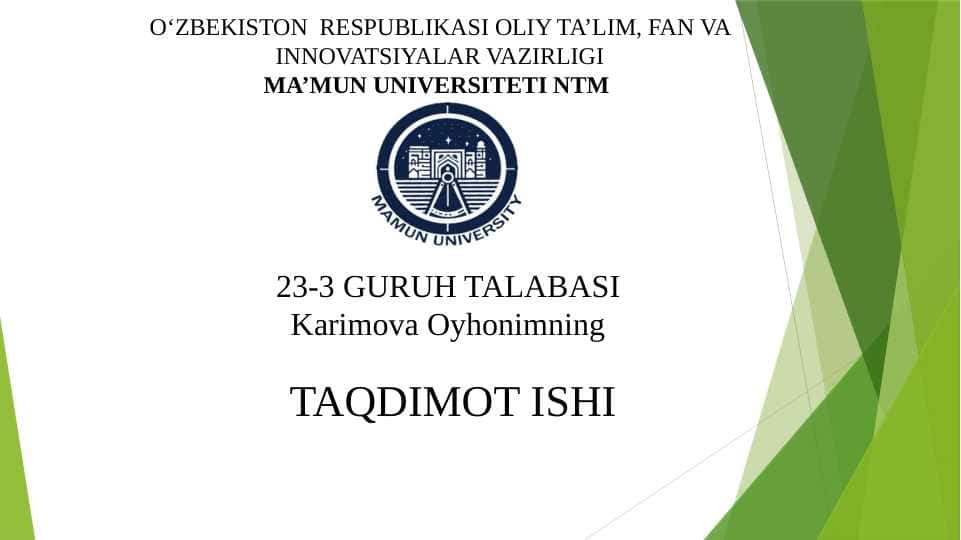 Buxgalteriya hisobida hisobida raqamlashtirish texnalogiyalari