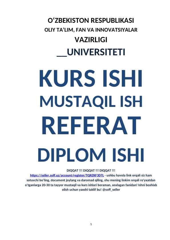 Strategik rejalarni amalga oshirishda korxonaning roli va vazifalari
