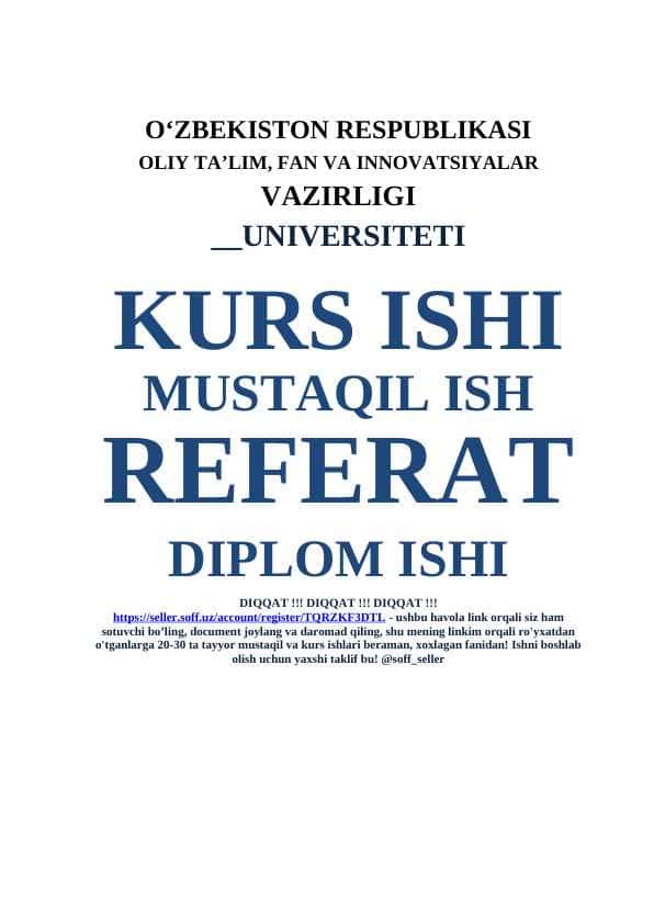Mikroprotsessorlar (MP),I shlash prinsipi, sxemasi, qo’llanishi