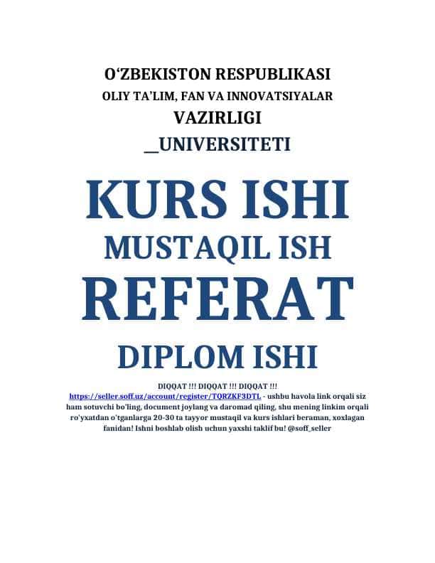 YANGI OZBEKISTONDA AMALGA OSHIRILAYOTGAN MA'NAVIY OZGARISHLAR