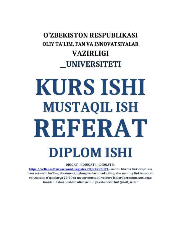 ISLOMDA INSON HUQUQLARI HIMOYASI, IJTIMOIY TENGLIK, ADOLAT VA TOLERANTLIK