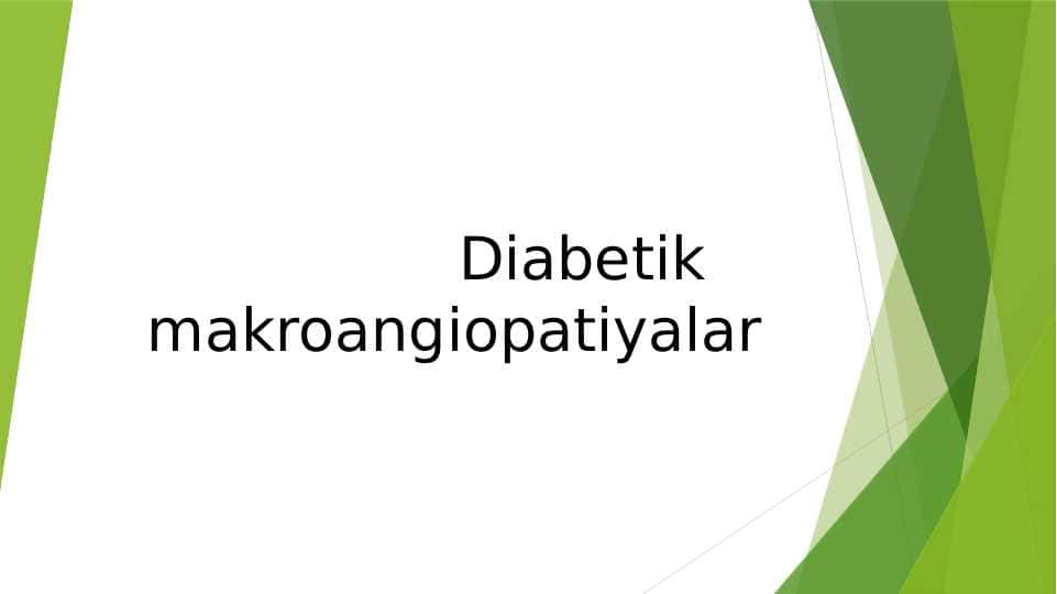 Diabetik makroangiopatiya