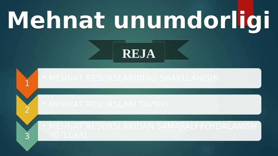 Mehnat unumdorligi