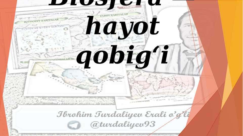 Biosfera — hayot qobig‘i