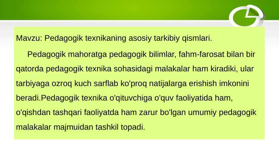 Pedagogik texnikaning asosiy tarkibiy qismlari 25.pptx