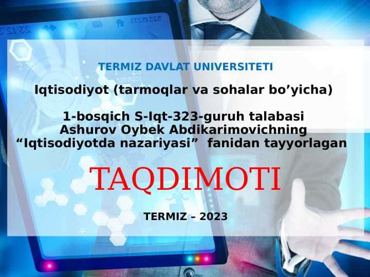 Iqtisodiy tizim turlari