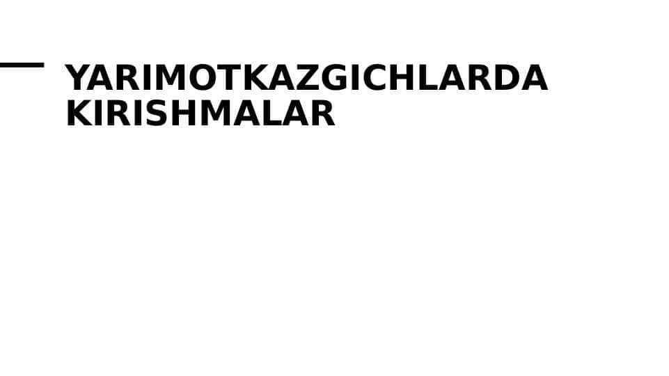 Yarimotkazgichlarda kirishmalar