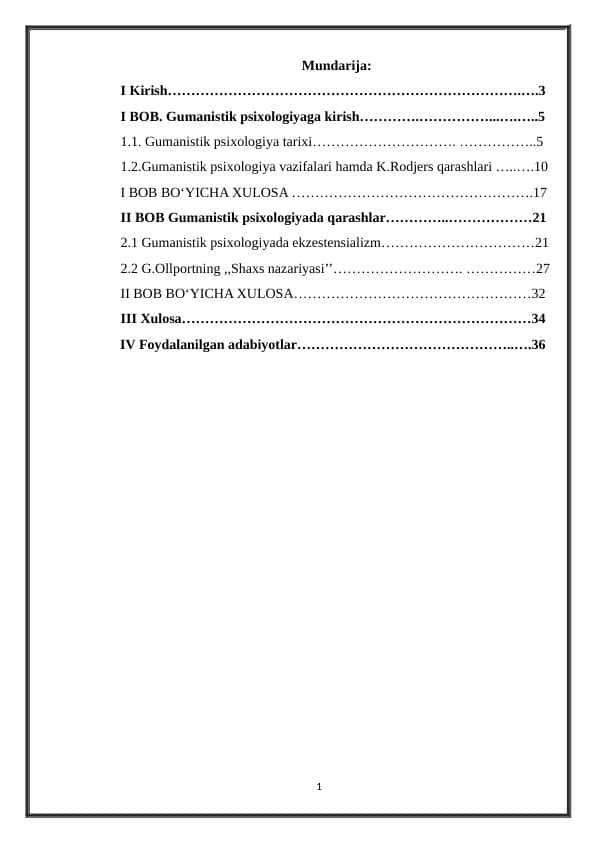 gumanistik psixologiyada metod muammosi.36 kurs ishi.docx