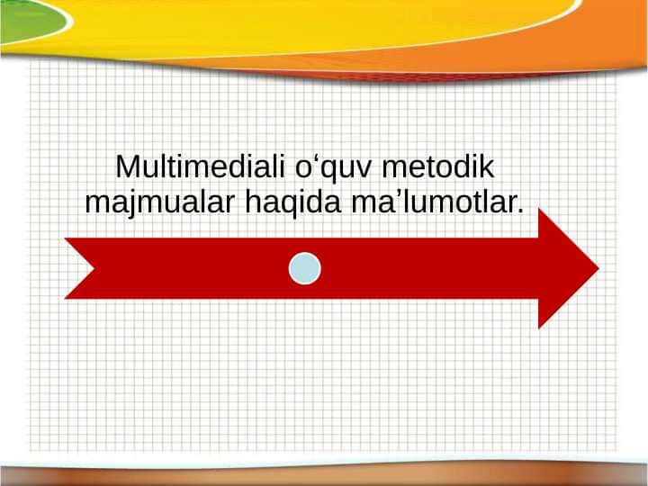 Multimediali oʻquv metodik majmualar haqida maʼlumotlar.
