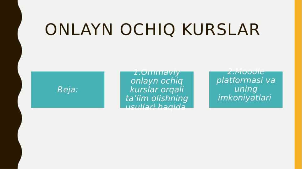 Onlayn ochiq kurslar