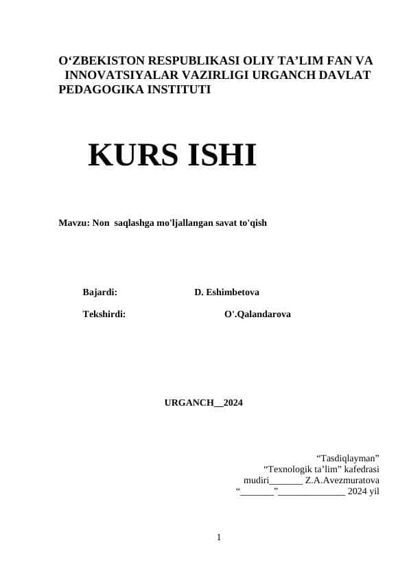 Non saqlashga mo'ljallangan savat to'qish