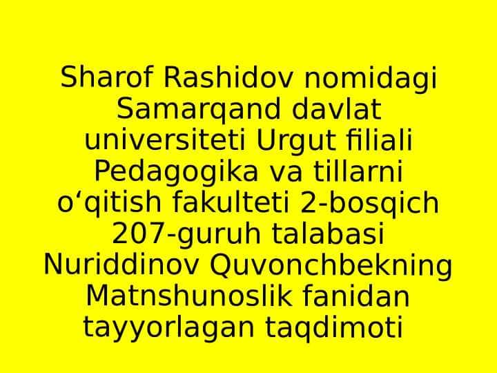 Matnni nashrga tayyorlash