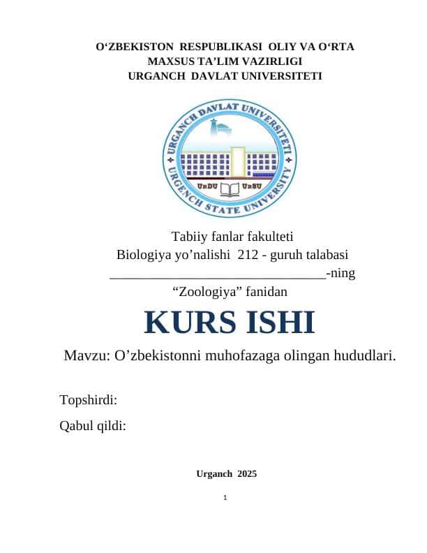 O’zbekistonni muhofazaga olingan hududlari