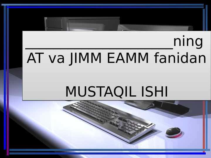MULTIMEDIA VOSITALARI