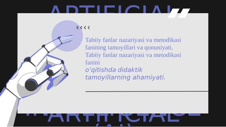 Tabiiy fanlar nazariyasi va metodikasi fanining tamoyillari va qonuniyati. Tabiiy fanlar nazariyasi va metodikasi fanini