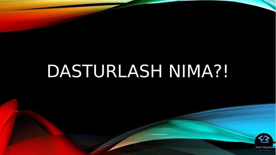 Dasturlash