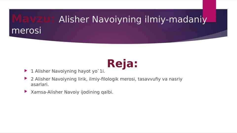 Alisher Navoiyning ilmiy-madaniy merosi 25