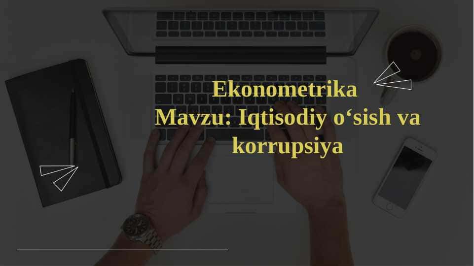 Iqtisodiy o‘sish va korrupsiya