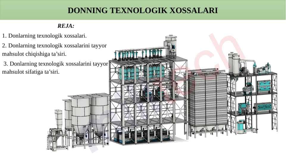 DONNING TEXNOLOGIK XOSSALARI
