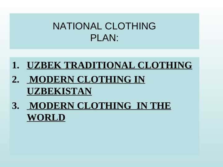 modern clothing in uzbekistan