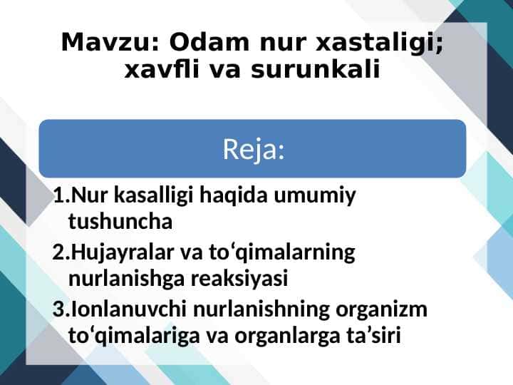 Odam nur xastaligi; xavfli va surunkali