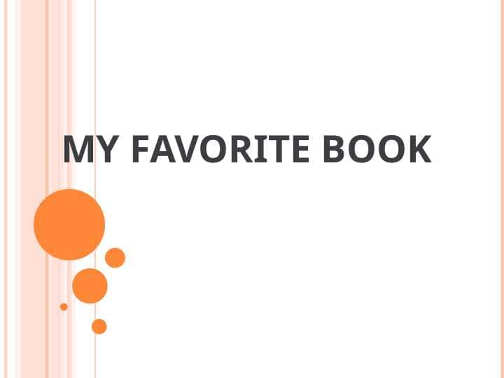 My favorite book