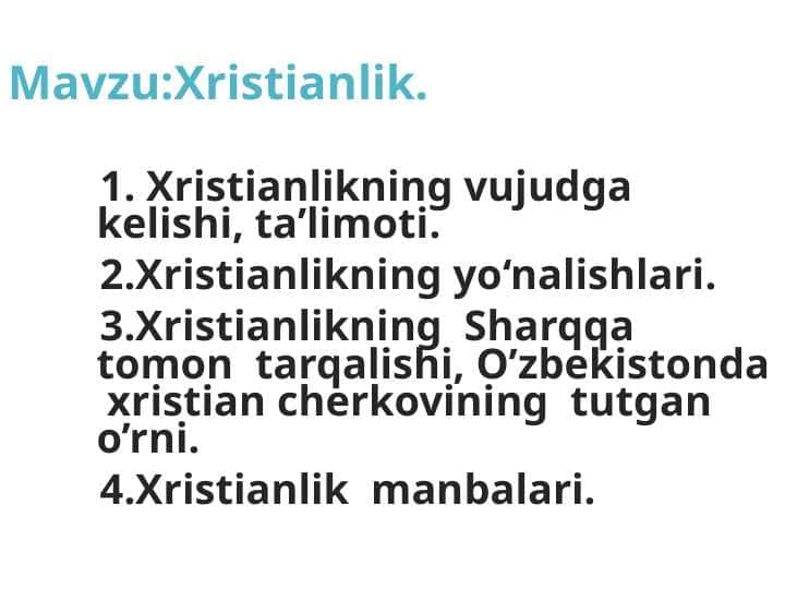 XRISTIANLIK