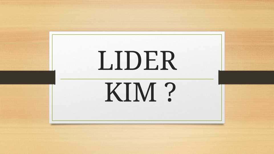 lider kim