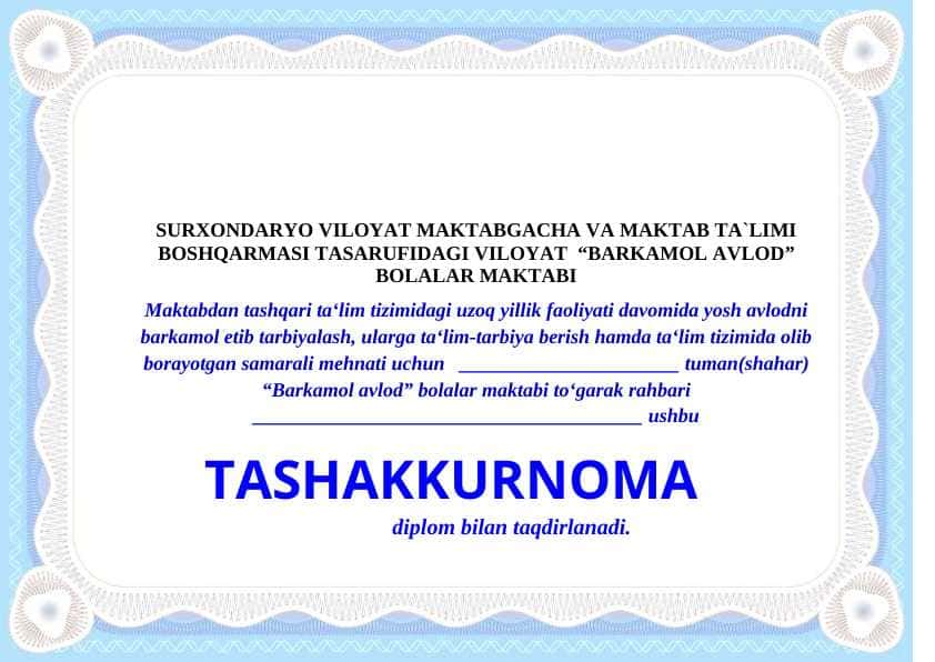 FAXRIY YORLIQ
