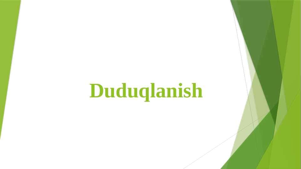 Duduqlanish