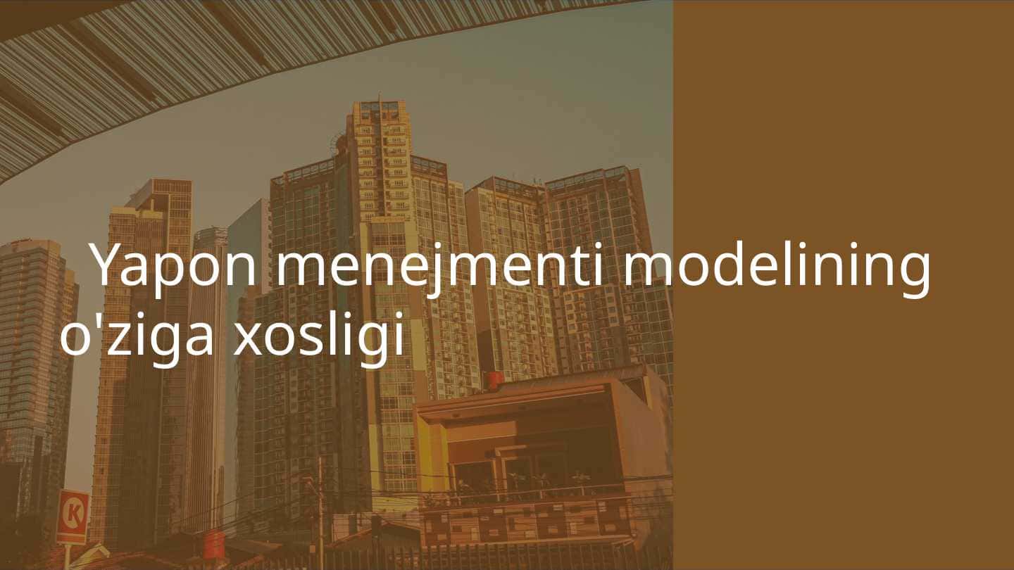 Yapon menejmenti modeli