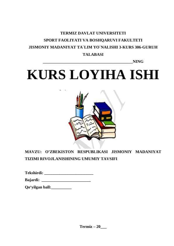 O’ZBEKISTON RESPUBLIKASI JISMONIY MADANIYAT TIZIMI RIVOJLANISHINING UMUMIY TAVSIFI