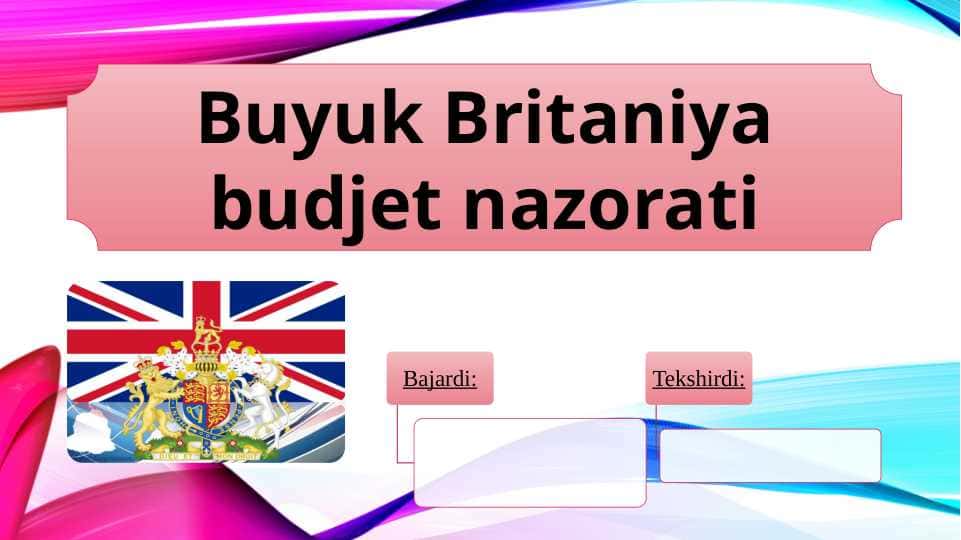 Buyuk Britaniya byudjet nazorati