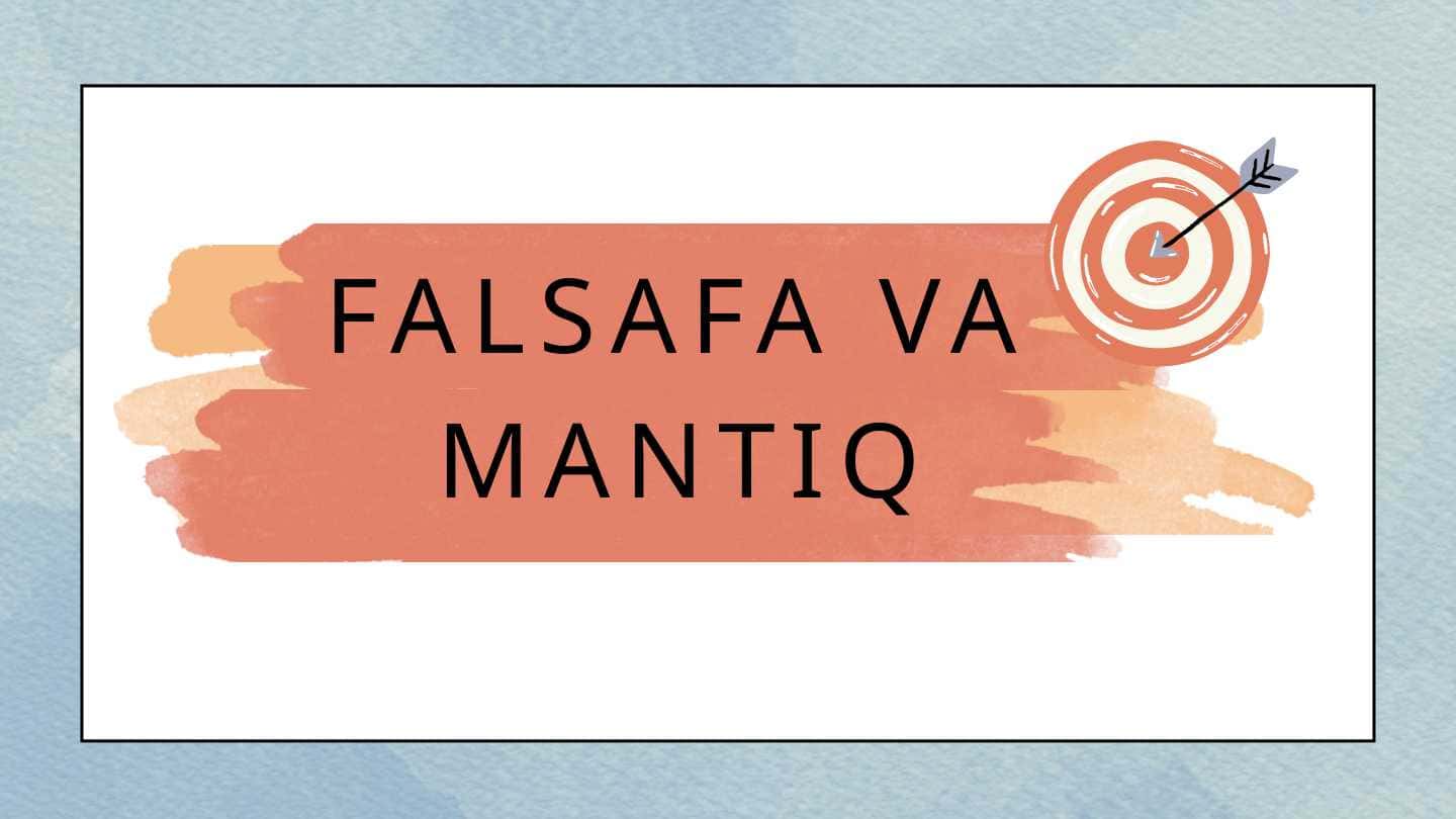 Falsafa va mantiq