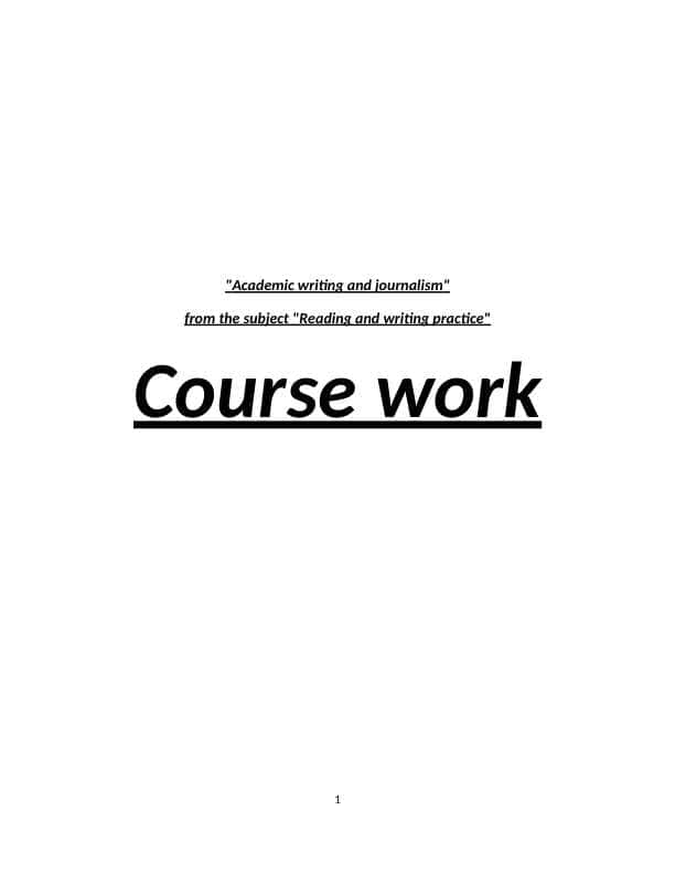 Academic writing and journalism
