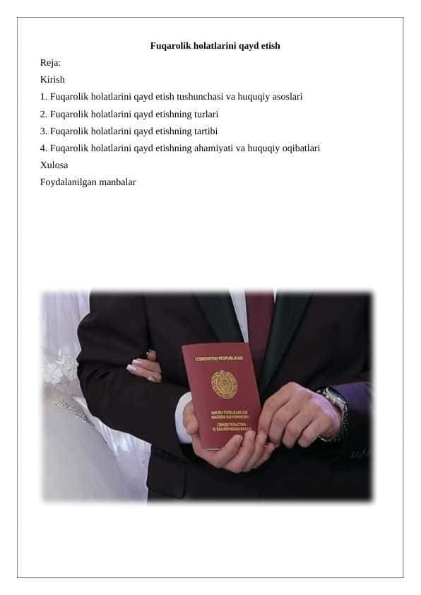 Fuqarolik holatlarini qayd etish 25