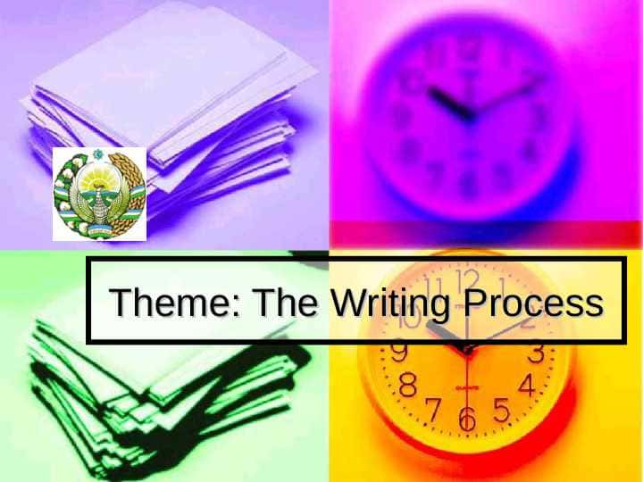 The Writing Process